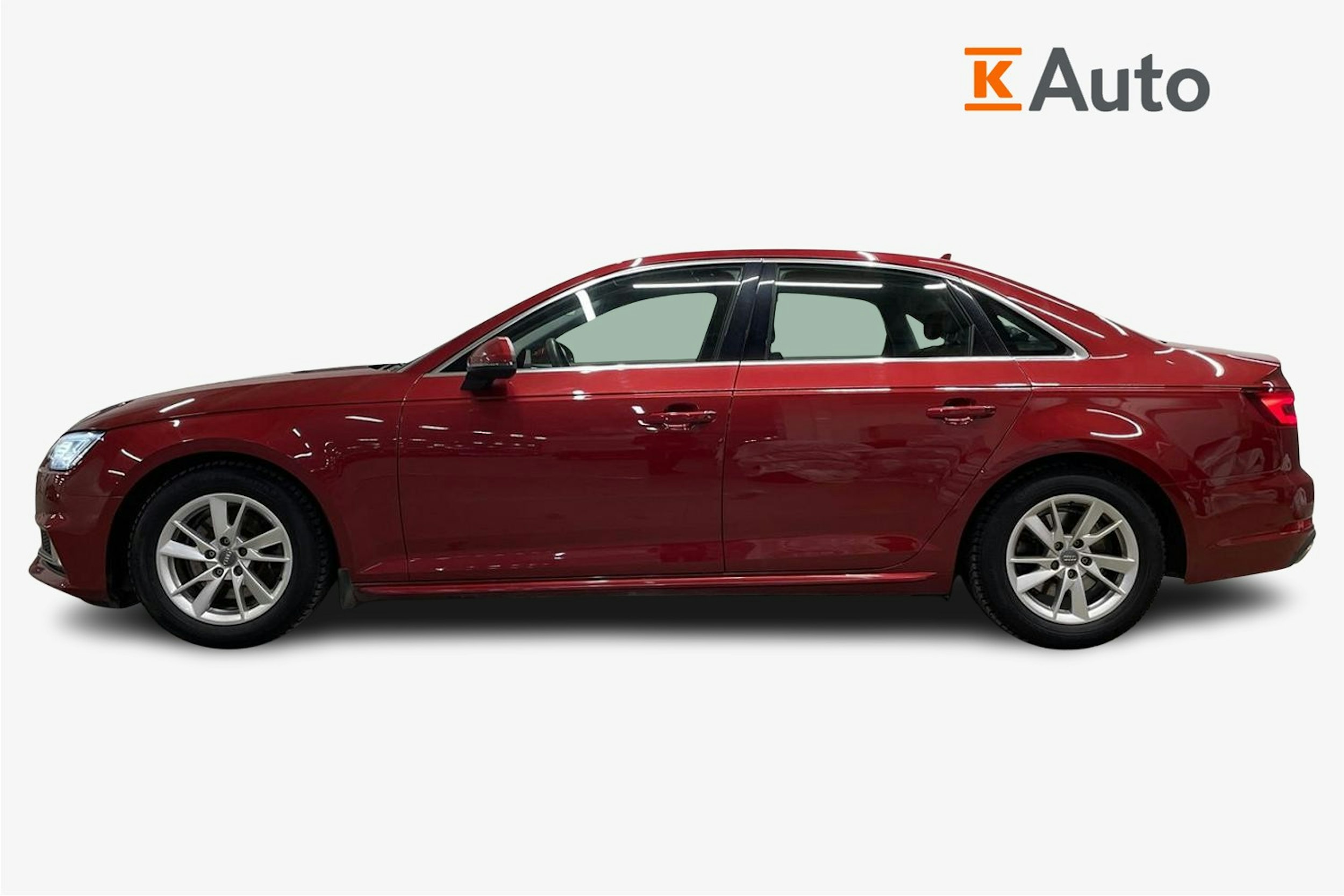 punainen Audi A4 2019 kuva 6.