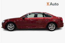 punainen Audi A4 2019 kuva 6.