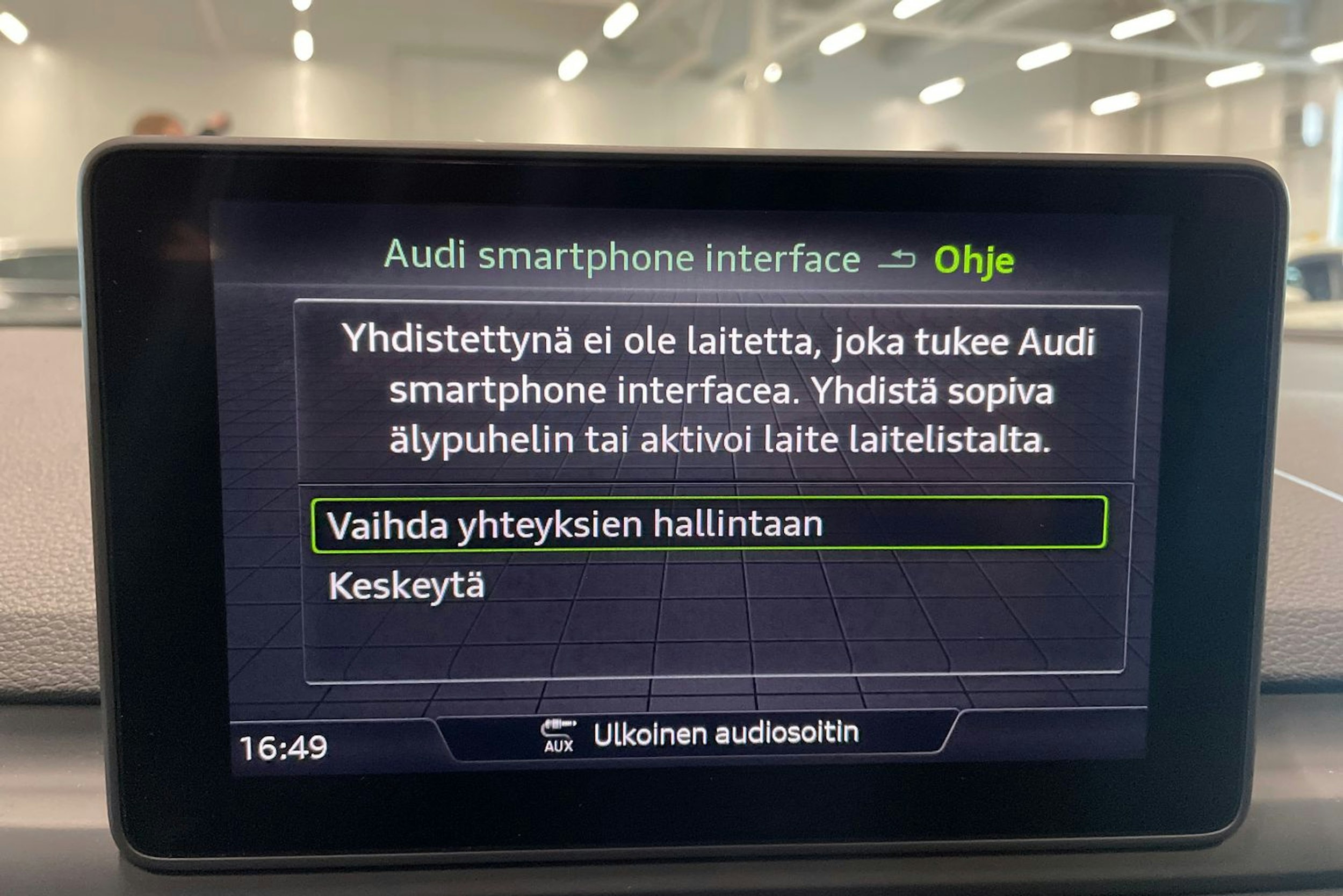 musta Audi A4 2019 kuva 22.
