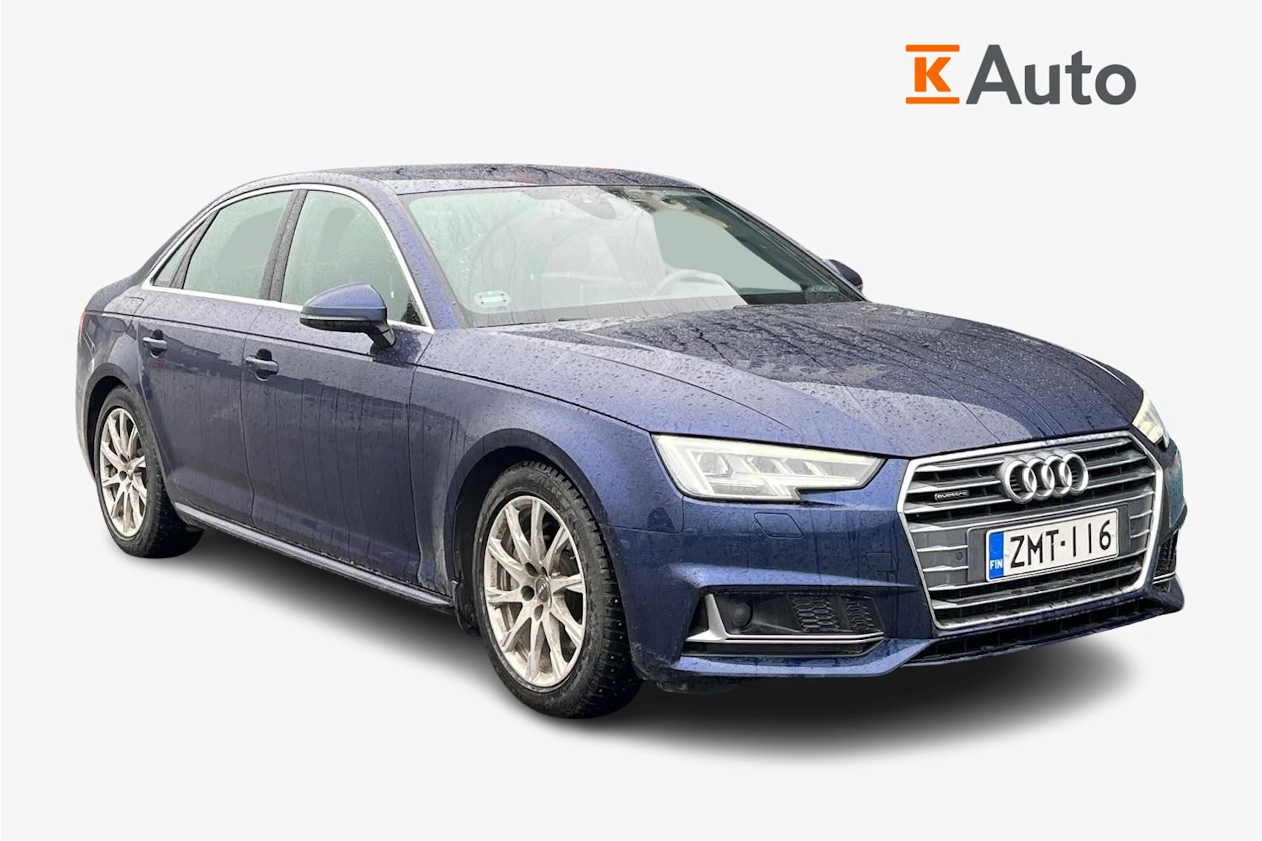 sininen Audi A4 2019 kuva 1.