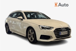 Valkoinen Audi A4 2020 kuva 1.