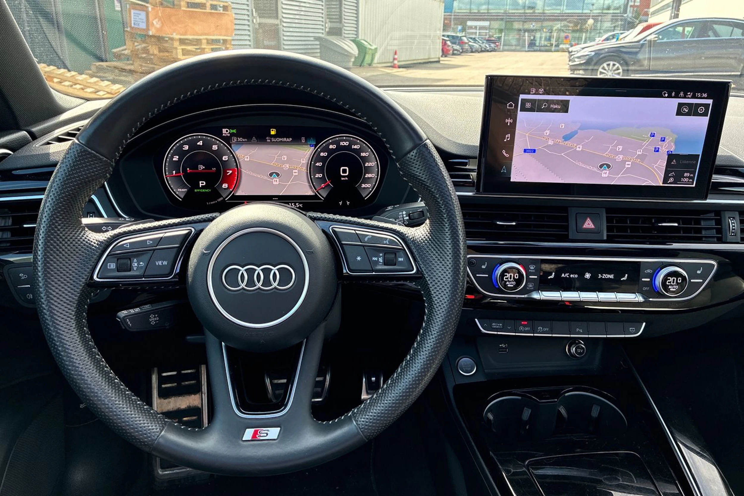 harmaa Audi A4 2020 kuva 5.