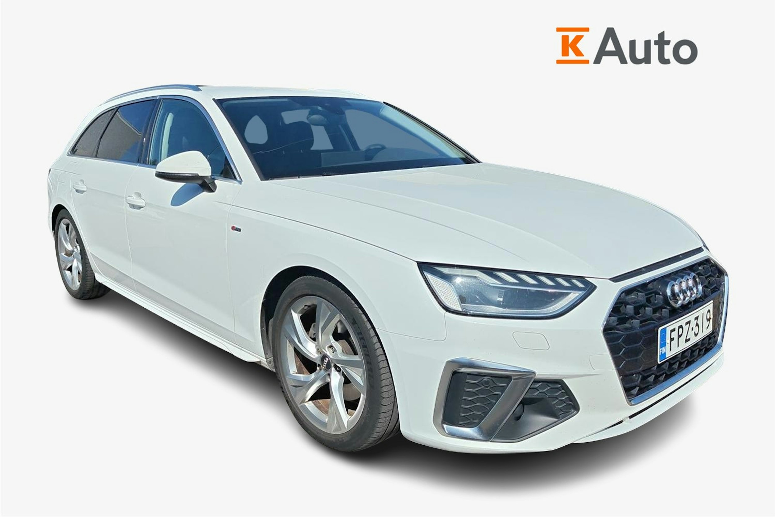 valkoinen Audi A4 2020 kuva 1.