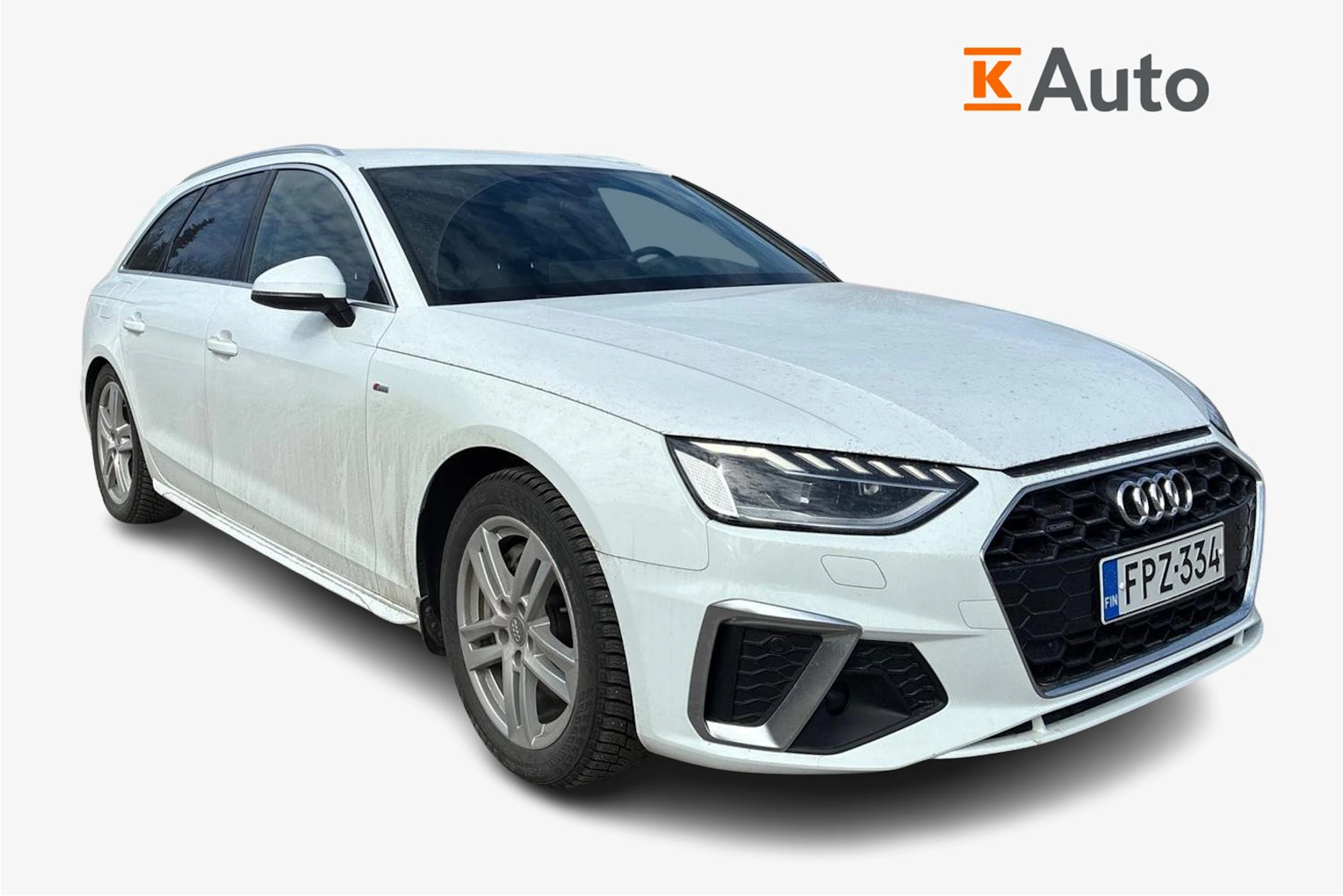 Valkoinen Audi A4 2020 kuva 1.