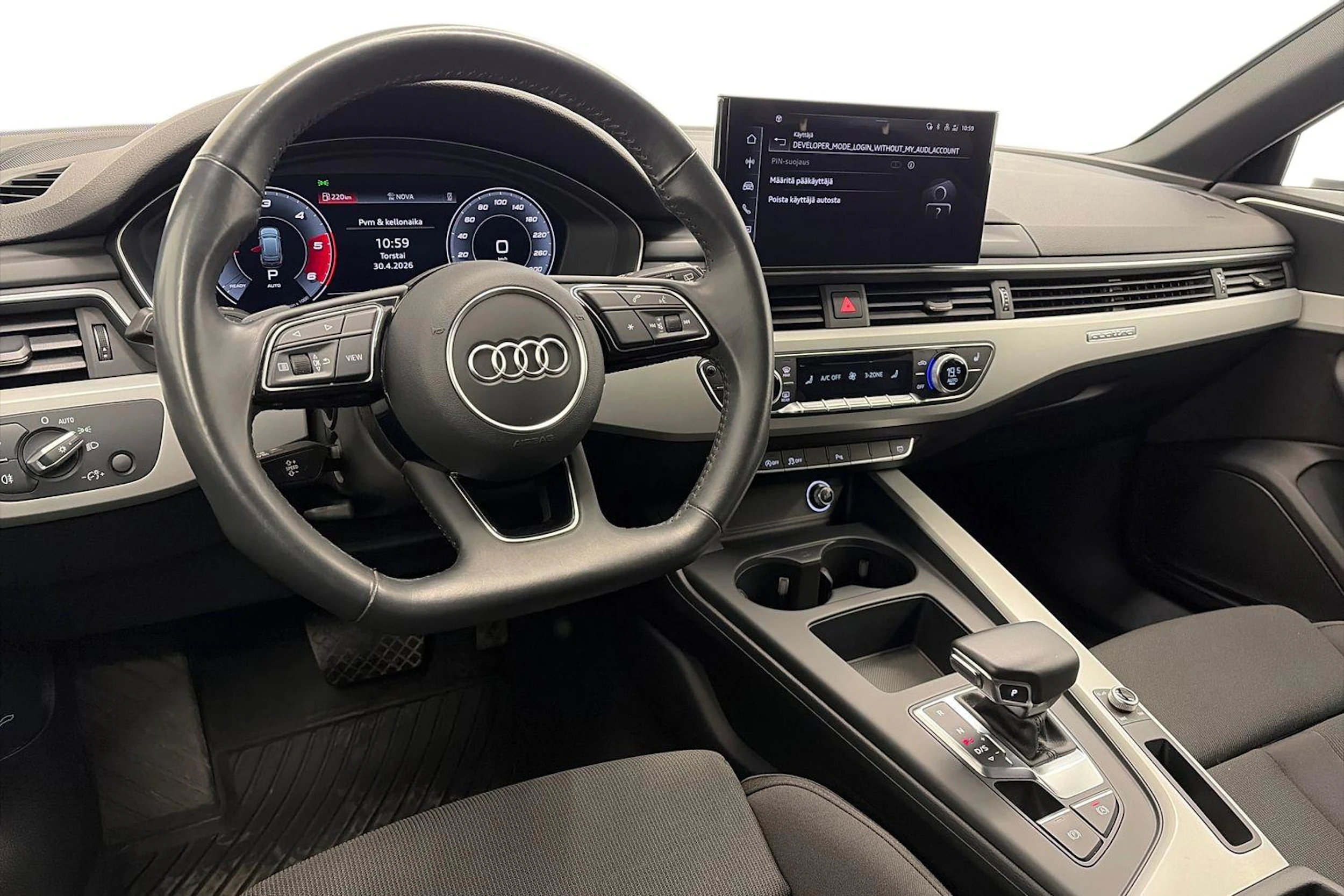 Valkoinen Audi A4 2020 kuva 8.