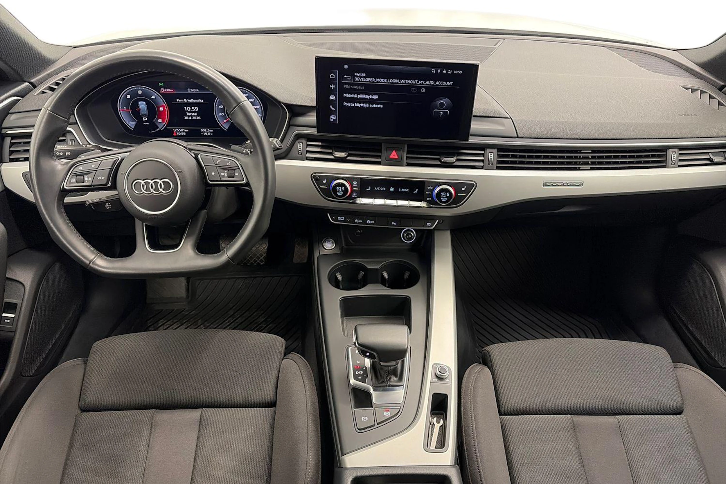 Valkoinen Audi A4 2020 kuva 9.