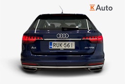 sininen Audi A4 2020 kuva 3.