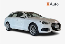 Valkoinen Audi A4 2020 kuva 1.