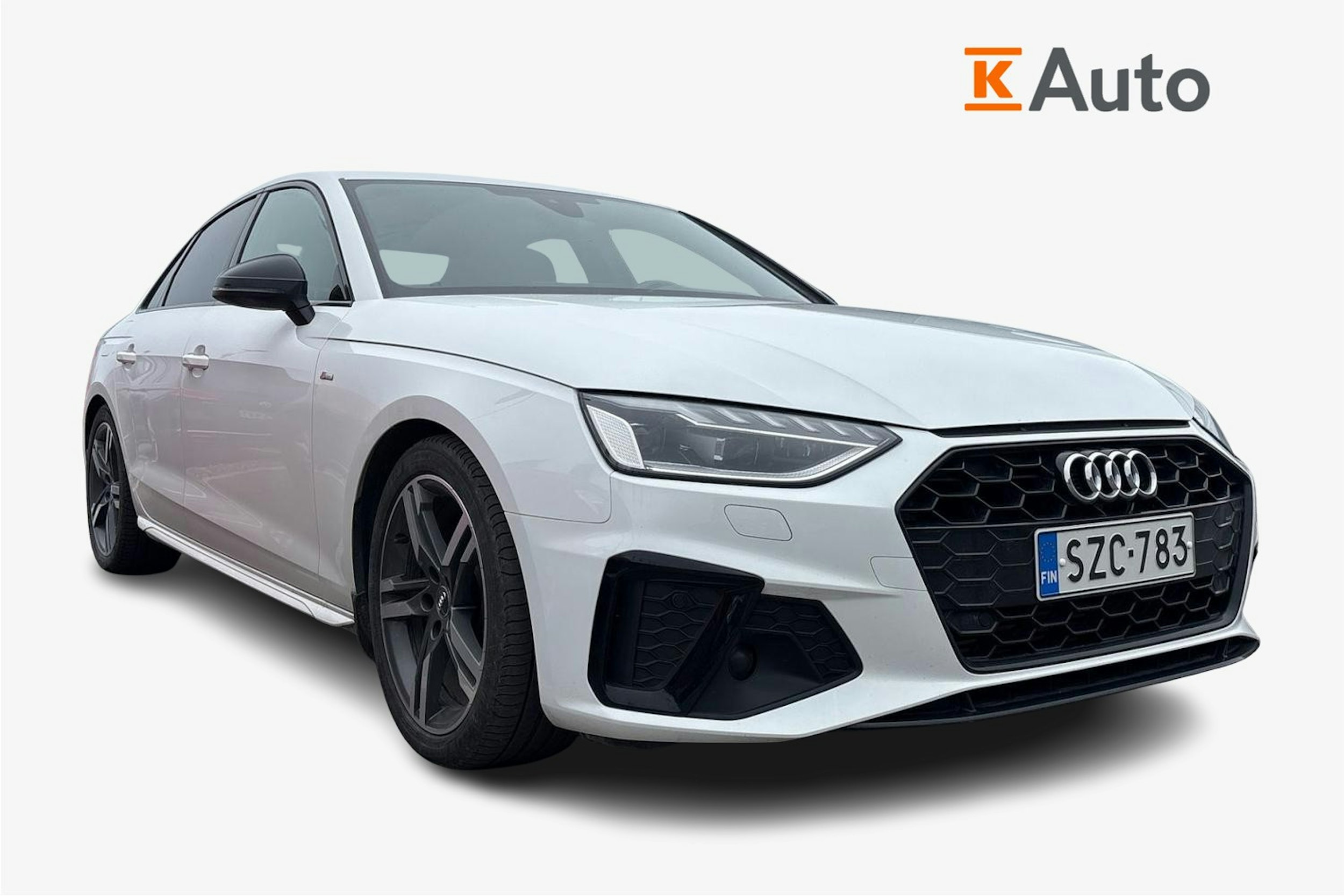 valkoinen Audi A4 2020 kuva 1.