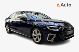 sininen Audi A4 2020 kuva 1.