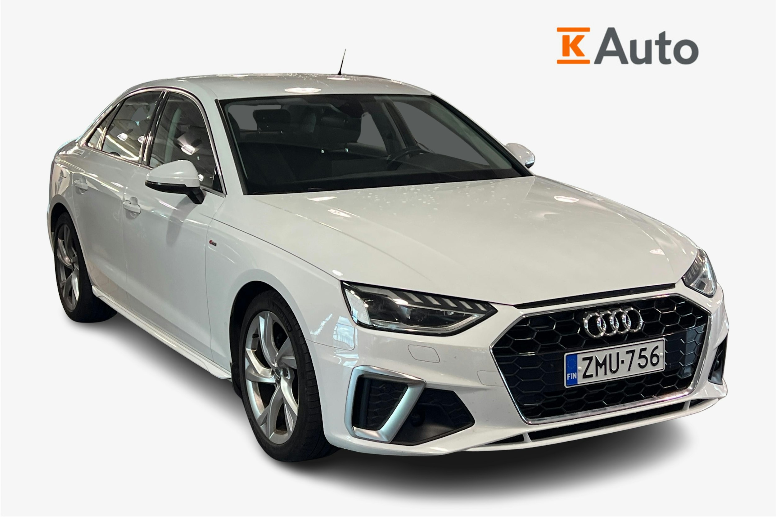 valkoinen Audi A4 2020 kuva 1.