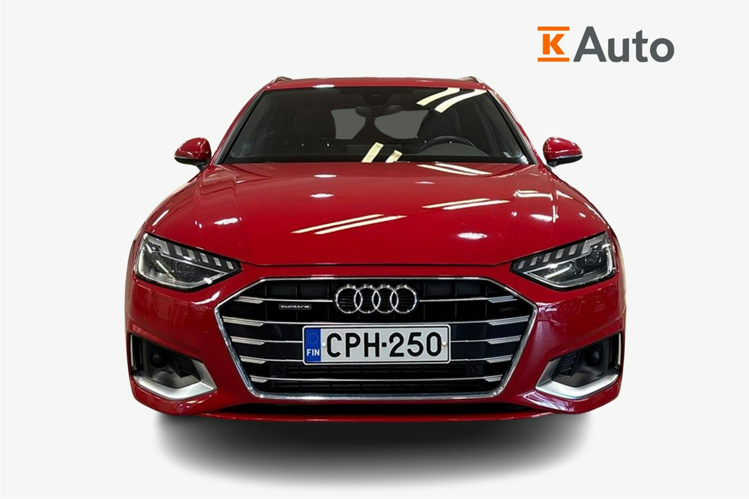 punainen Audi A4 2021 kuva 5.