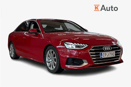Punainen Audi A4 2021 kuva 1.