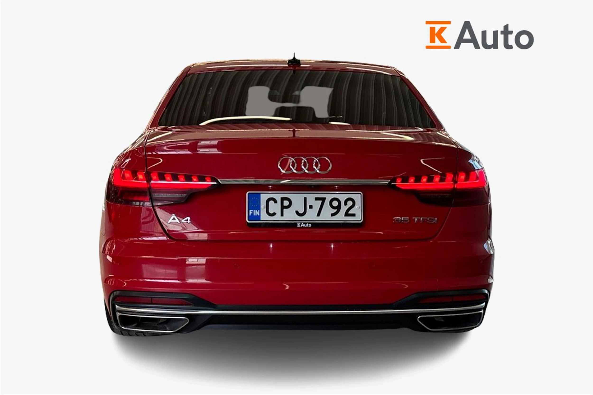 Punainen Audi A4 2021 kuva 4.