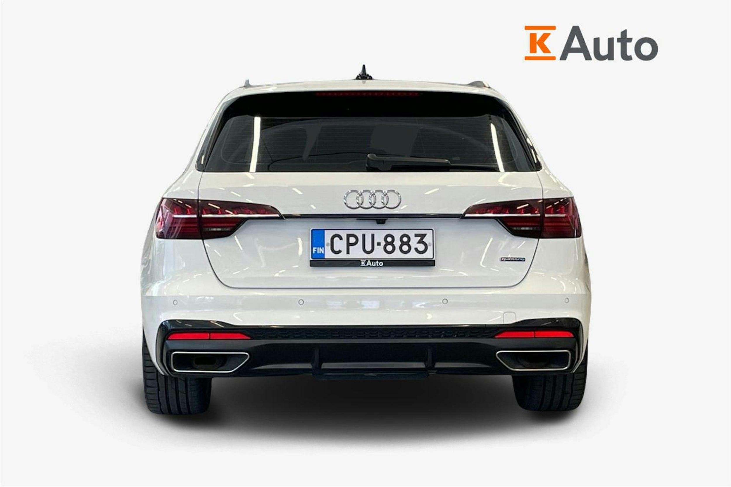 Valkoinen Audi A4 2021 kuva 3.