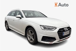 valkoinen Audi A4 2021 kuva 1.