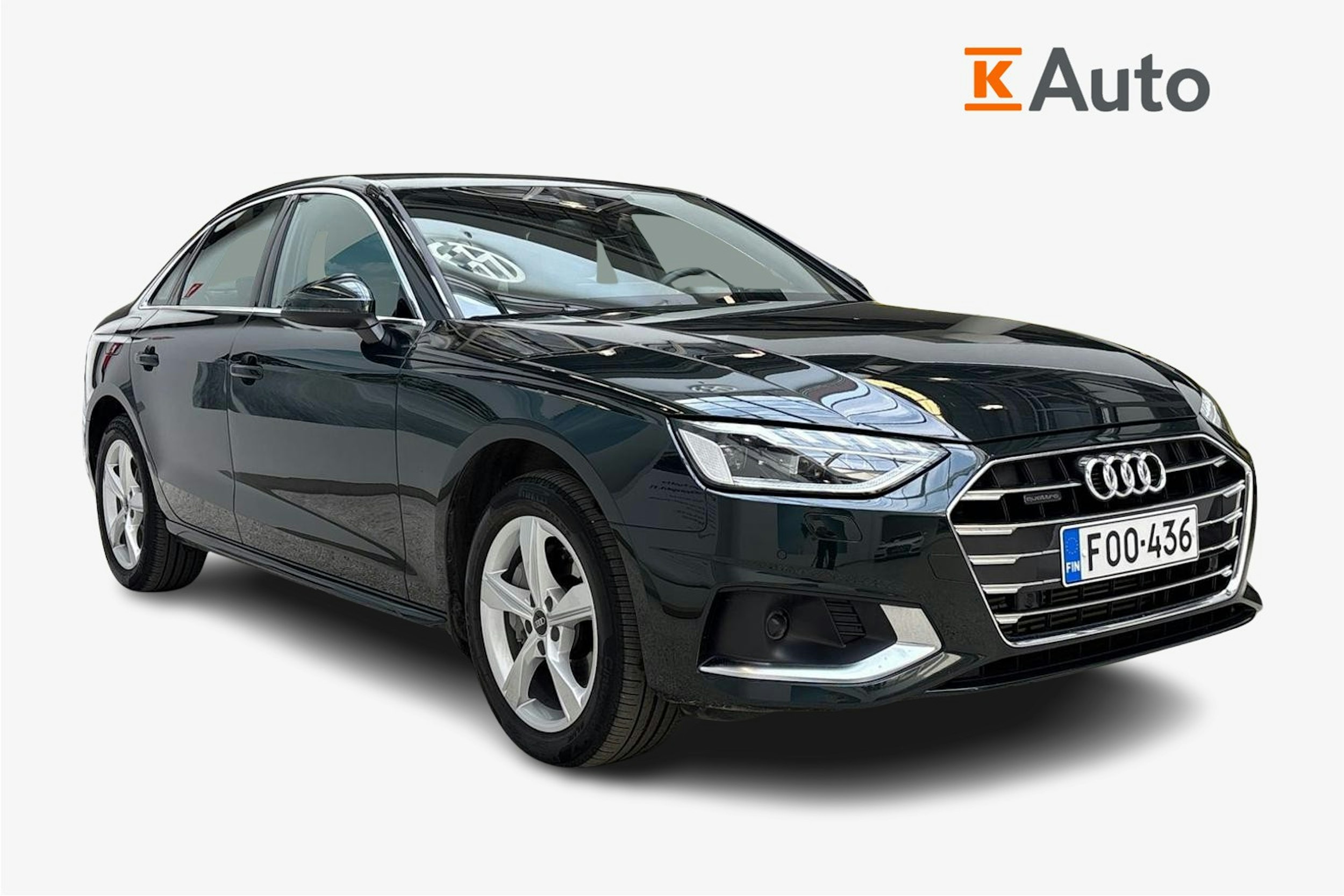 vihreä Audi A4 2021 kuva 1.