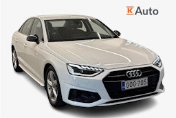 valkoinen Audi A4 2021 kuva 1.