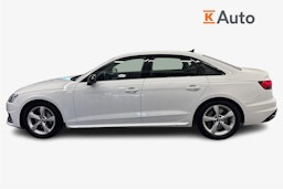 valkoinen Audi A4 2021 kuva 6.