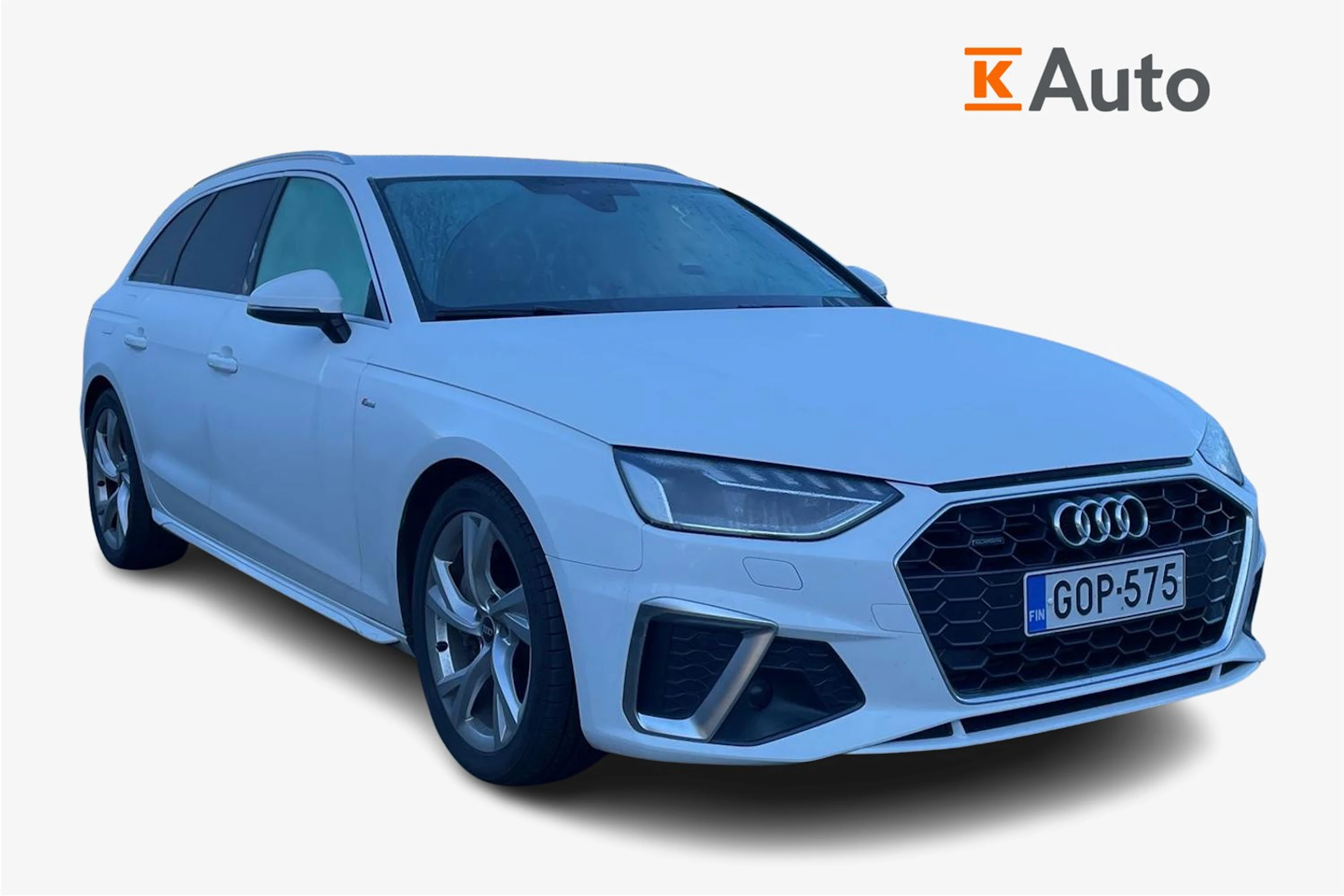 valkoinen Audi A4 2021 kuva 1.