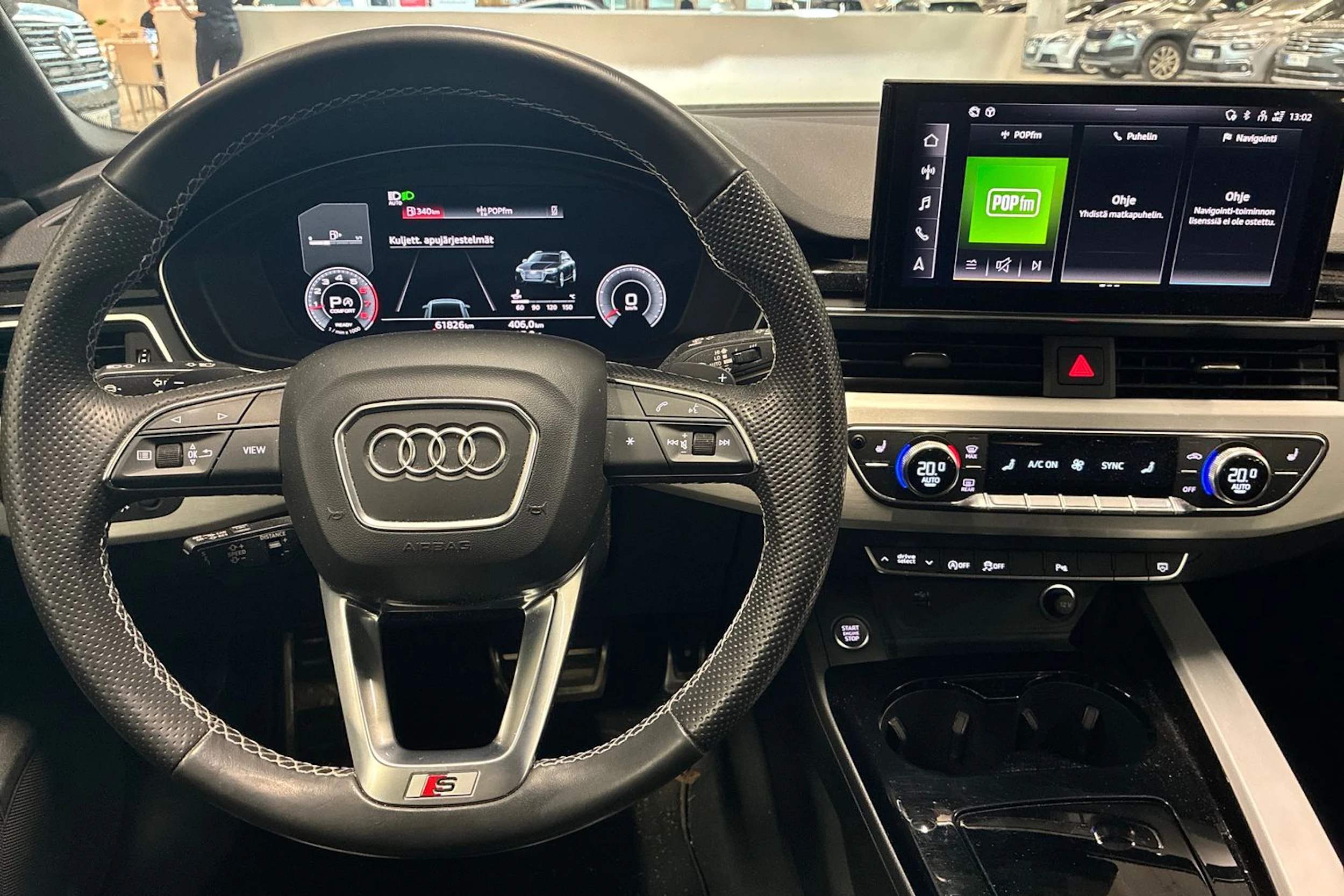 vihreä Audi A4 2021 kuva 4.