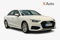 valkoinen Audi A4 2021 kuva 1.