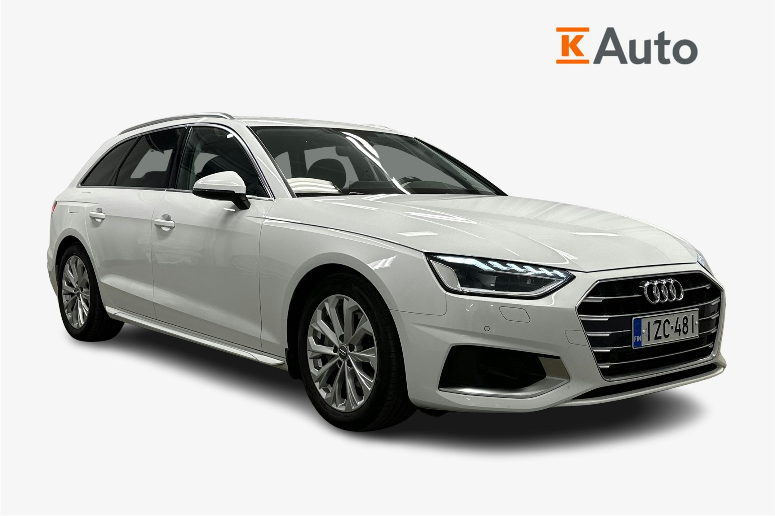 valkoinen Audi A4 2021 kuva 1.