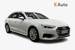 valkoinen Audi A4 2021 kuva 1.