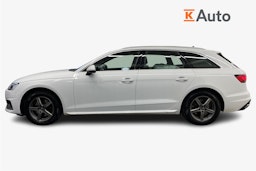 valkoinen Audi A4 2021 kuva 6.