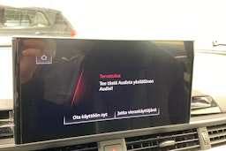 valkoinen Audi A4 2021 kuva 15.