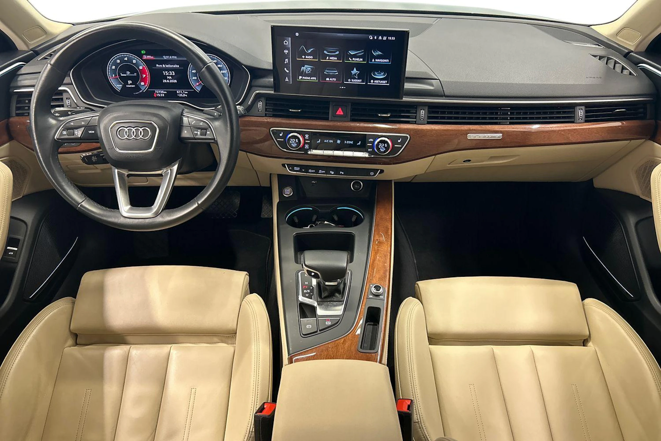vihreä Audi A4 2021 kuva 7.