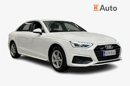valkoinen Audi A4 2022 kuva 1.