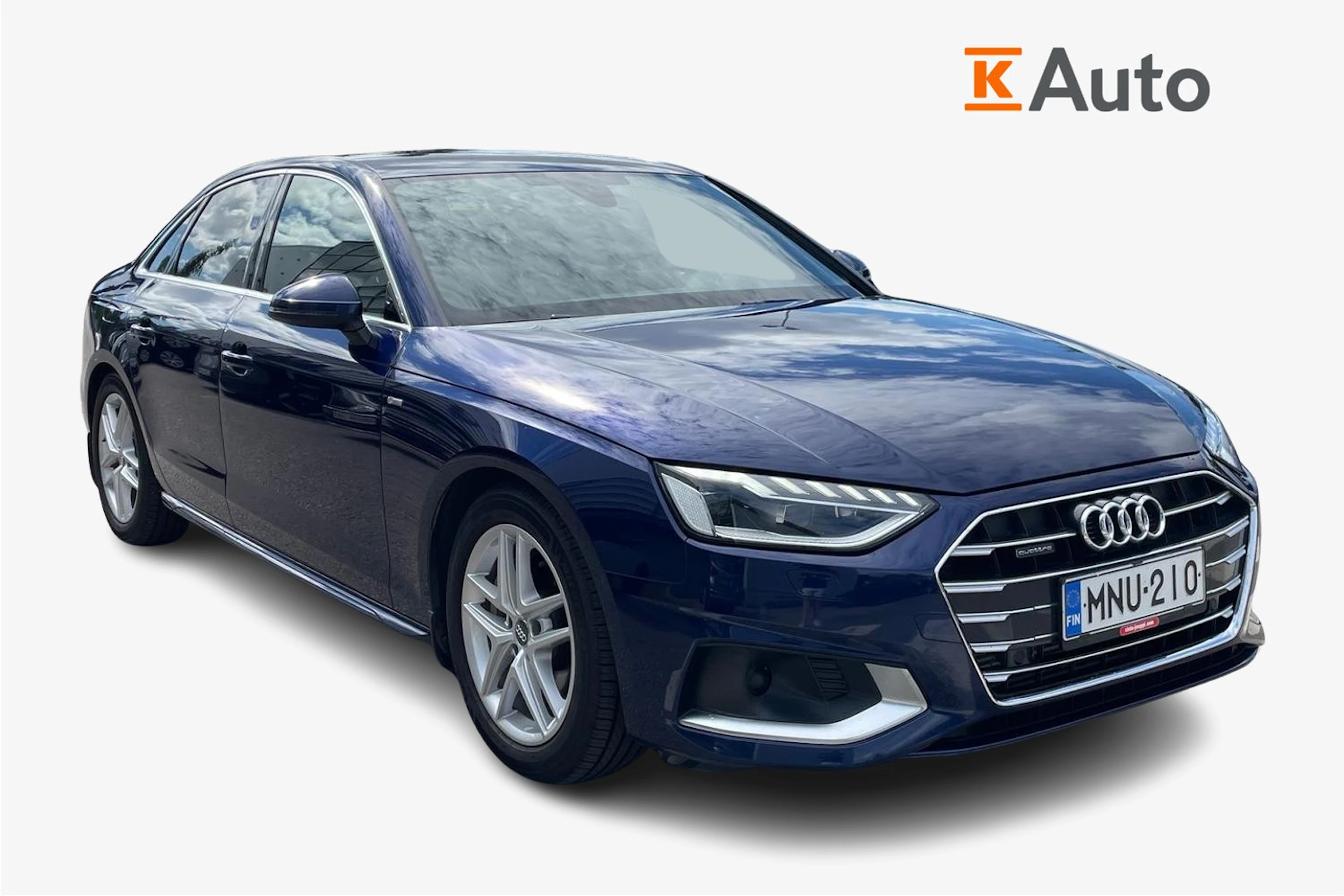 sininen Audi A4 2021 kuva 1.
