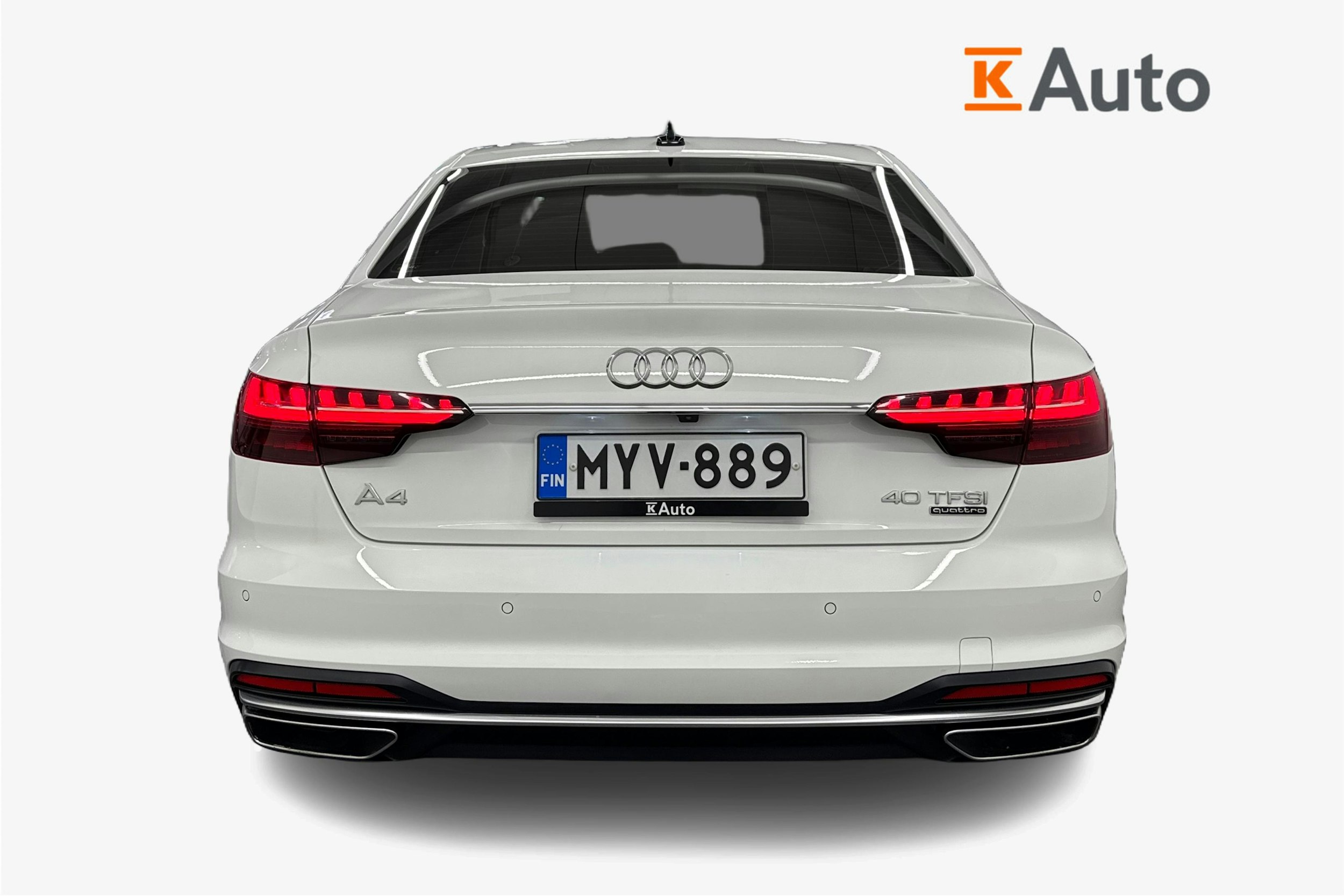 valkoinen Audi A4 2021 kuva 3.