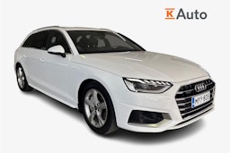 valkoinen Audi A4 2021 kuva 1.