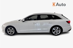 valkoinen Audi A4 2021 kuva 6.
