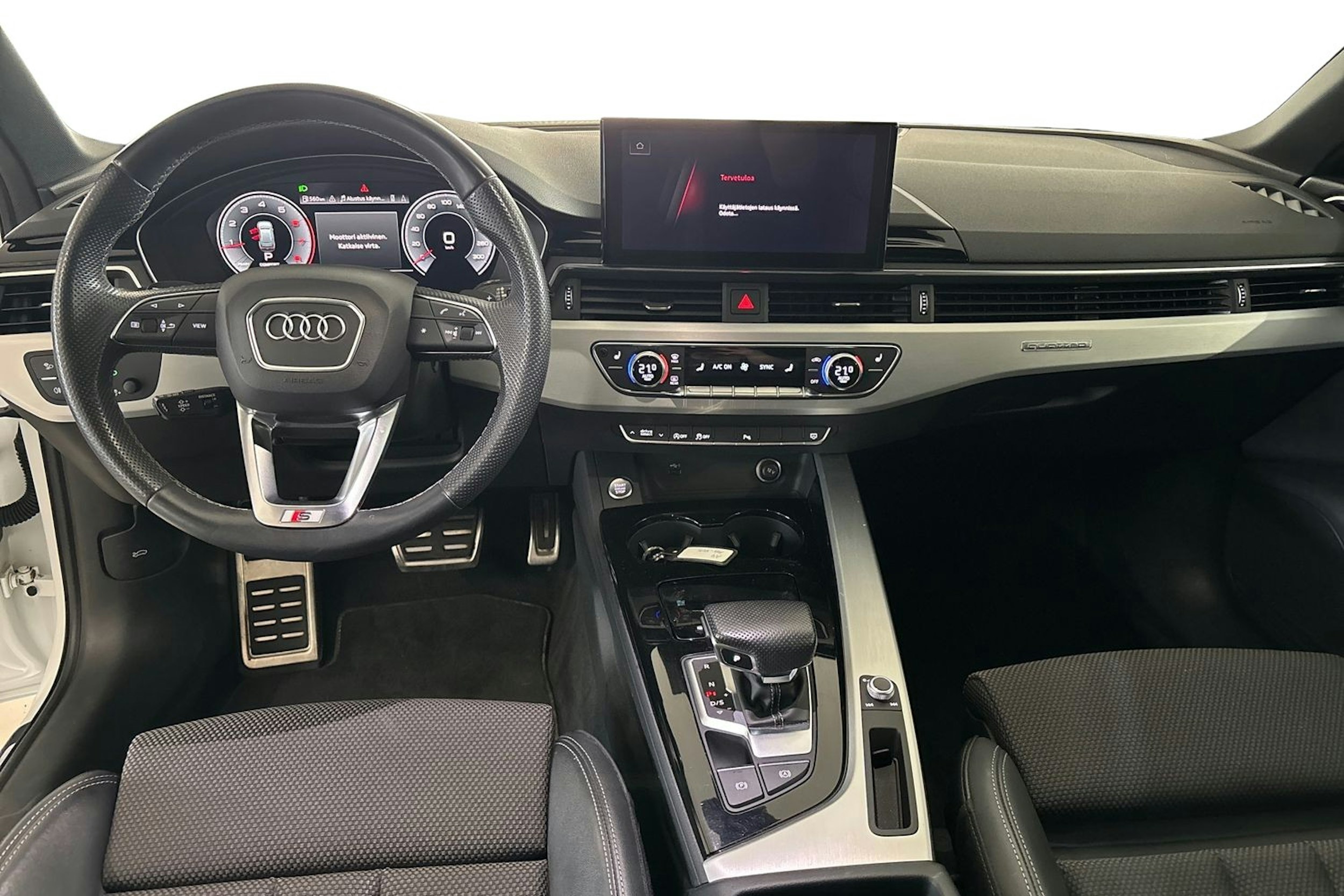 valkoinen Audi A4 2021 kuva 9.