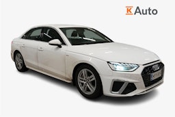 valkoinen Audi A4 2021 kuva 1.