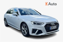 valkoinen Audi A4 2021 kuva 1.