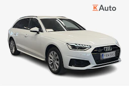 valkoinen Audi A4 2021 kuva 1.