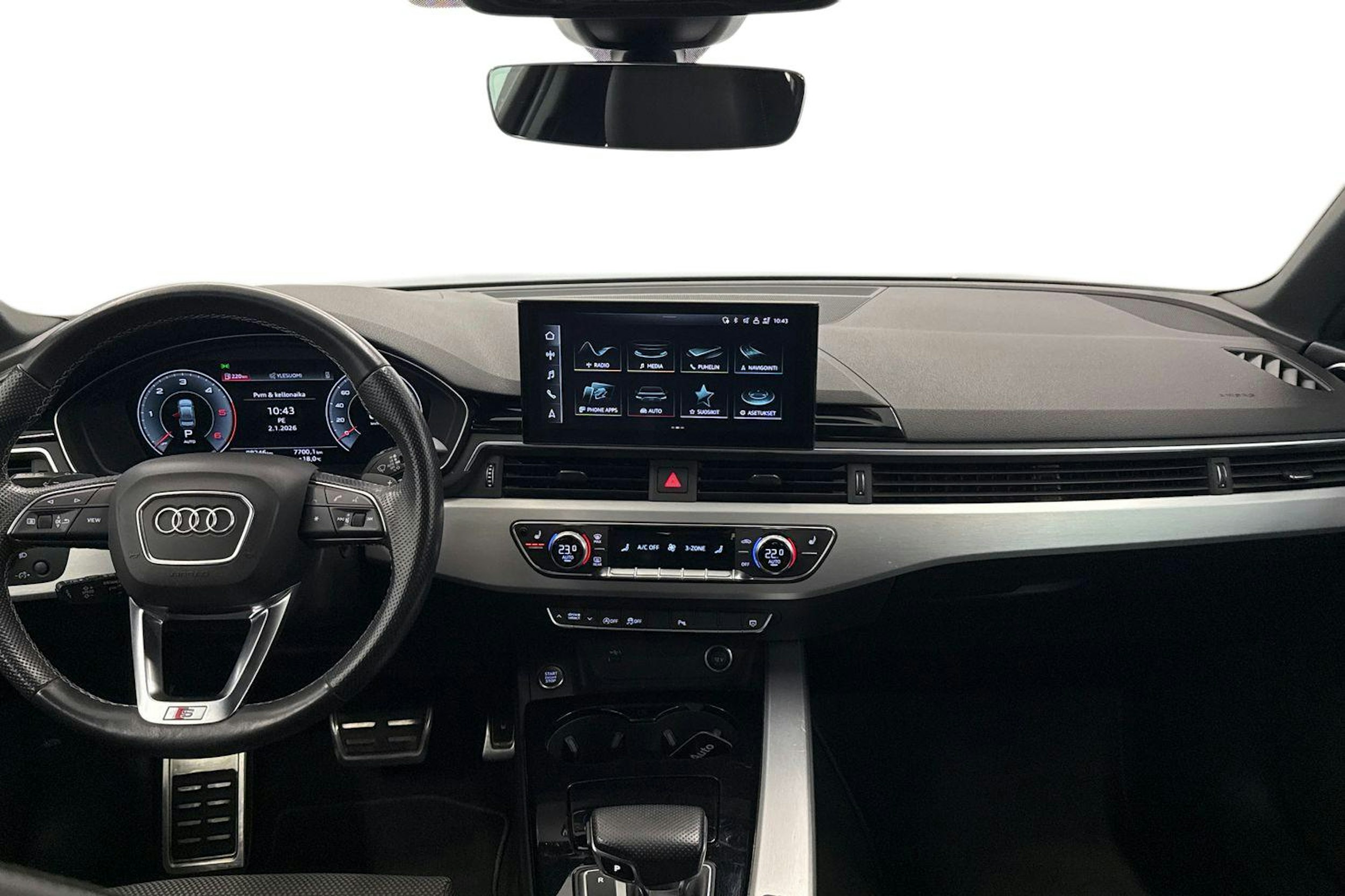 musta Audi A4 2022 kuva 9.