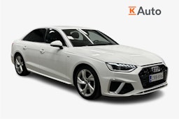 valkoinen Audi A4 2022 kuva 1.