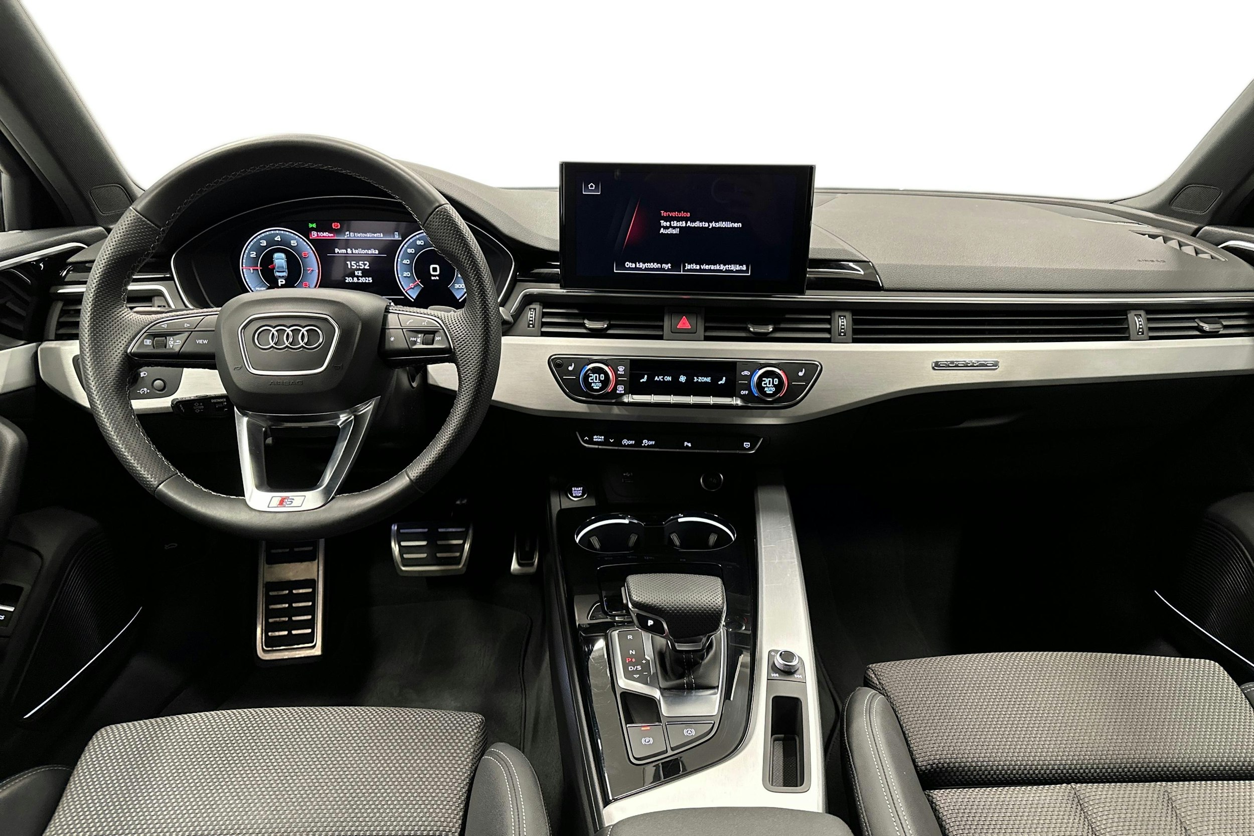valkoinen Audi A4 2022 kuva 9.