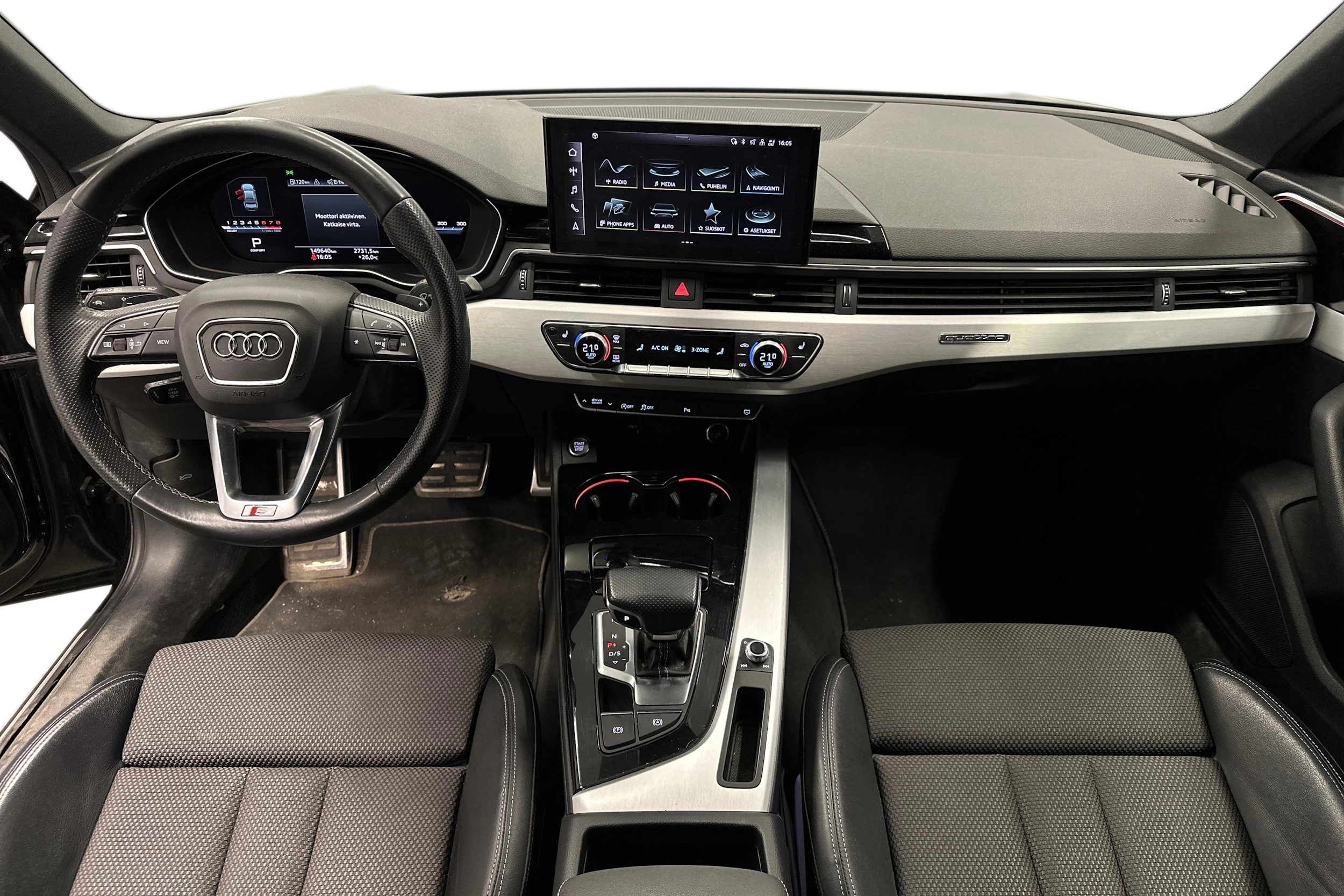 musta Audi A4 2022 kuva 7.