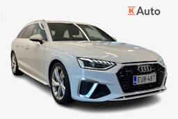 valkoinen Audi A4 2022 kuva 1.