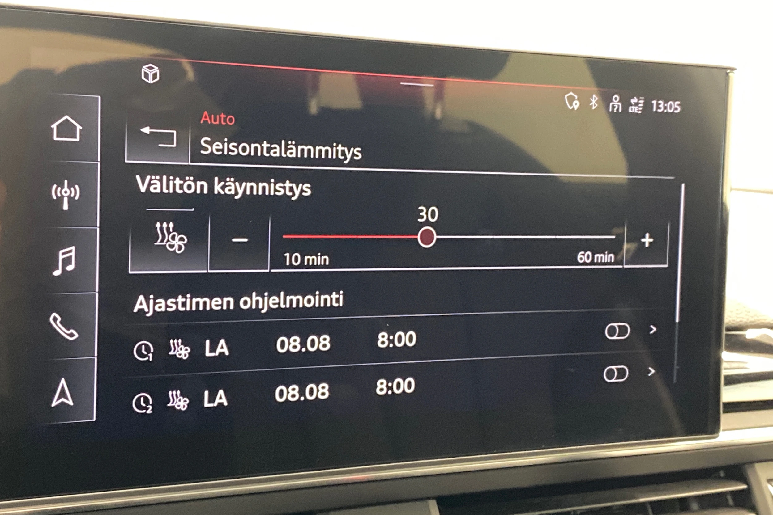 valkoinen Audi A4 2022 kuva 16.