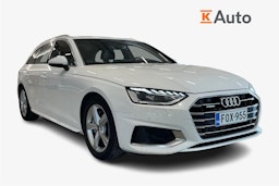 valkoinen Audi A4 2022 kuva 1.