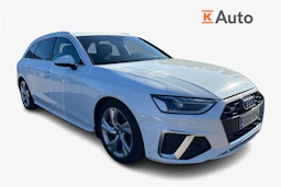 valkoinen Audi A4 2022 kuva 1.