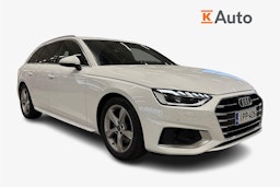valkoinen Audi A4 2022 kuva 1.