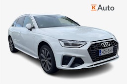 valkoinen Audi A4 2022 kuva 1.